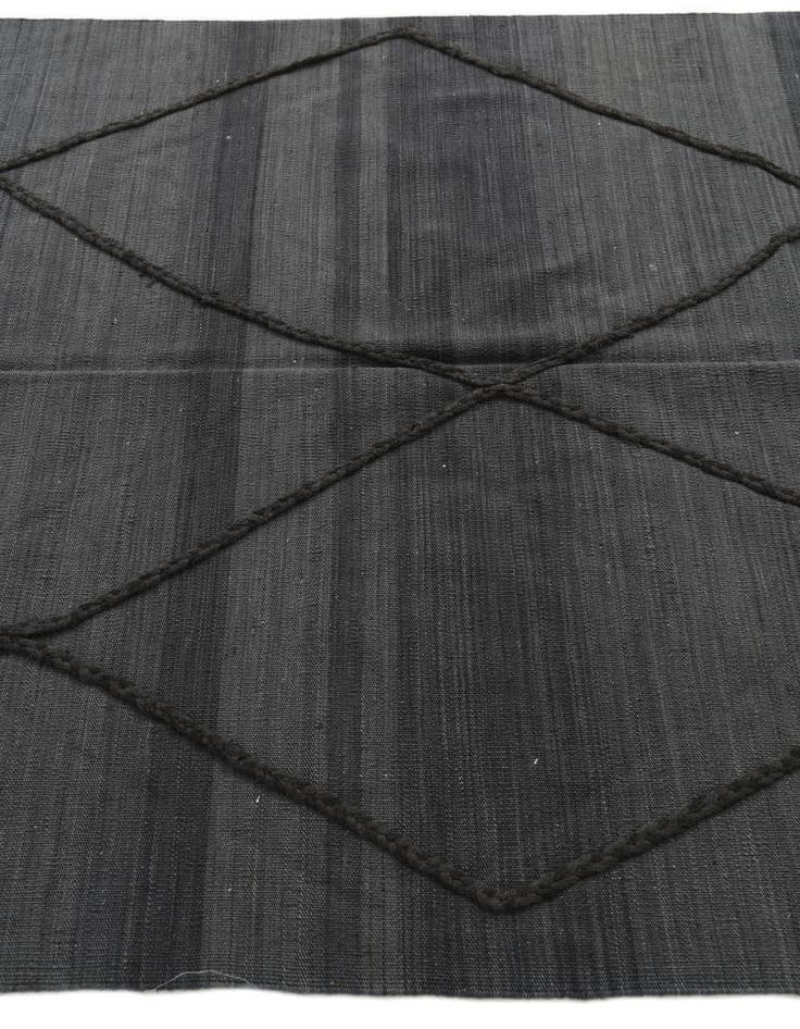 Detail image of 4' 9 x 6' 6 Hand Knotted Moroccan Wool Rug
