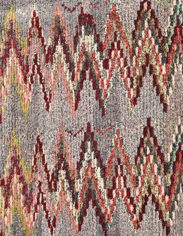 Detail image of 6' 3 x 9' 8  Hand Knotted Moroccan Wool Rug