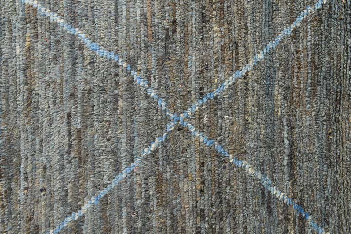 8' 9 x 12' 5 Hand Knotted Moroccan Wool Rug