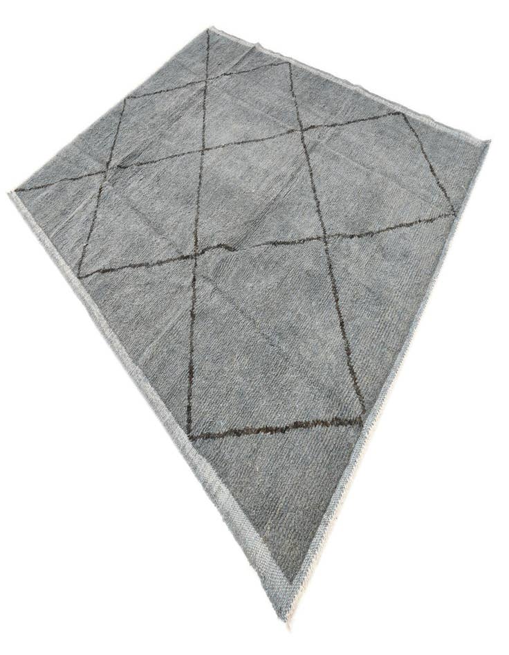 Detail image of 7' 10 x 10' 1  Hand Knotted Moroccan Wool Rug