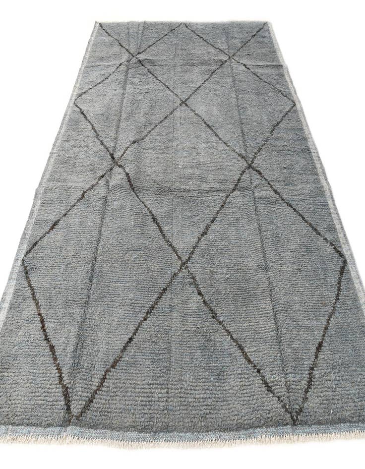 Detail image of 7' 10 x 10' 1  Hand Knotted Moroccan Wool Rug