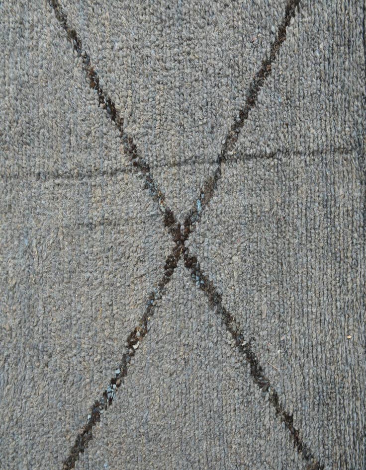 Detail image of 7' 10 x 10' 1  Hand Knotted Moroccan Wool Rug