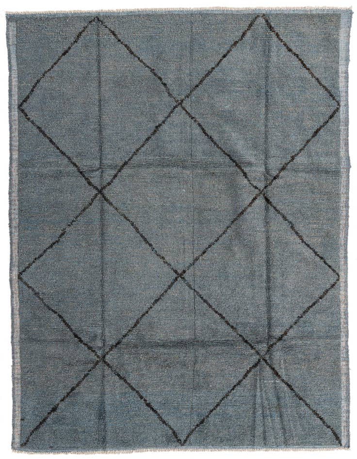 Detail image of 7' 10 x 10' 1 Hand Knotted Moroccan Wool Rug