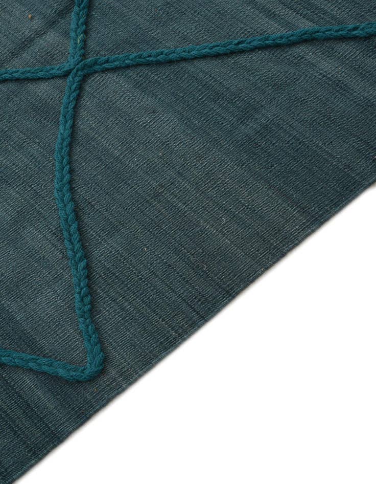 Detail image of 6' 7 x 9' 9  Hand Knotted Moroccan Wool Rug