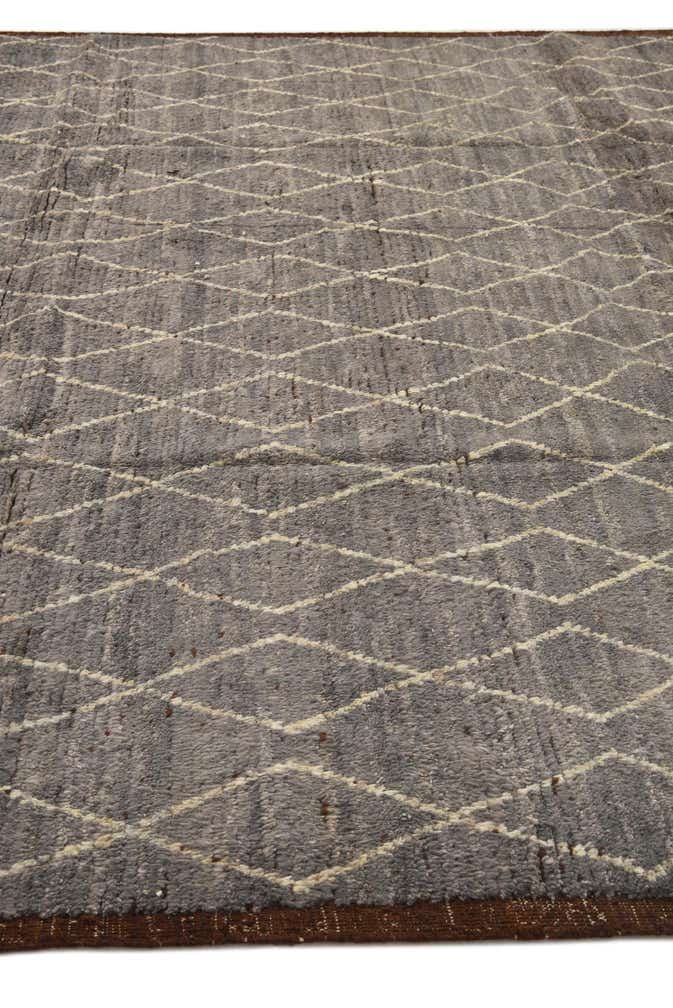 8' 6 x 10' 7 Hand Knotted Moroccan Wool Rug