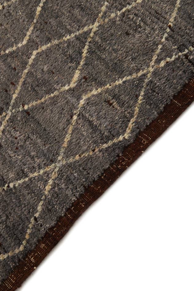 Detail image of 8' 6 x 10' 7 Hand Knotted Moroccan Wool Rug