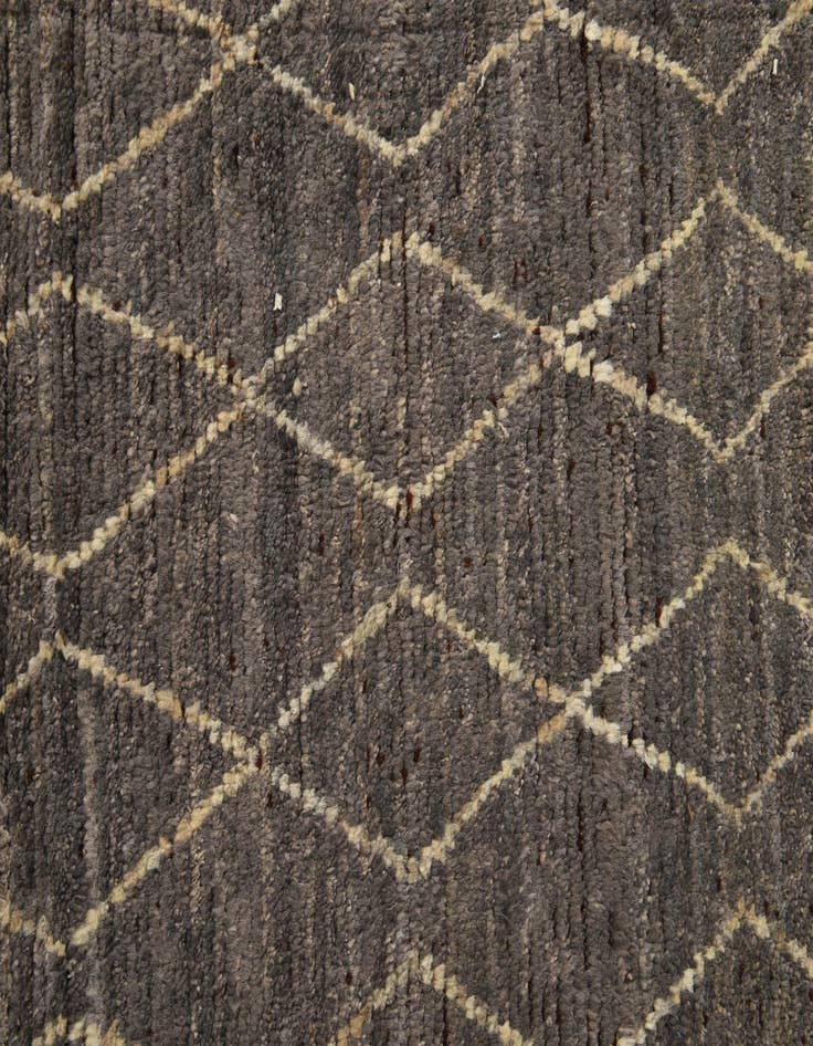 Detail image of 8' 6 x 10' 7  Hand Knotted Moroccan Wool Rug