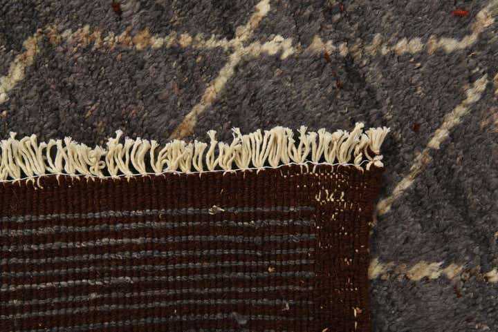 8' 6 x 10' 7 Hand Knotted Moroccan Wool Rug