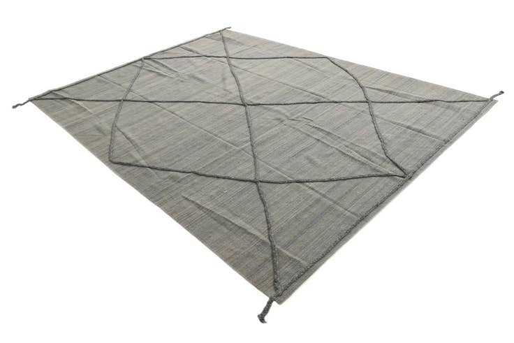 Detail image of 7' 4 x 9' 9 Hand Knotted Moroccan Wool Rug