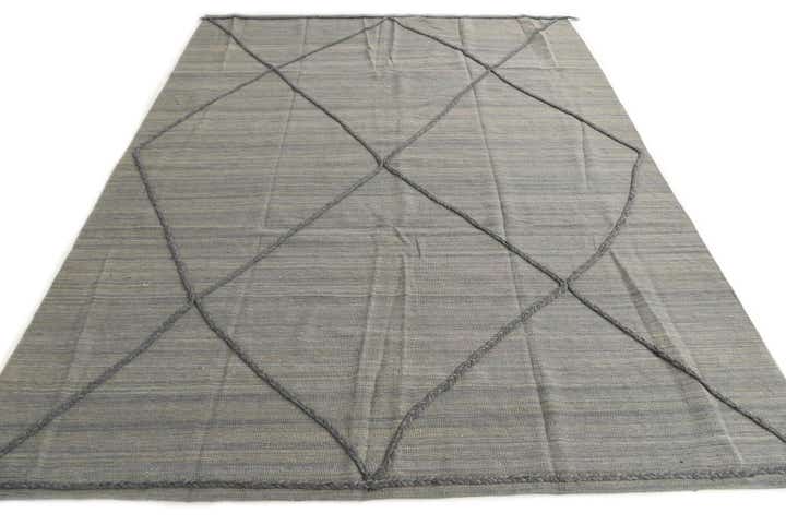 7' 4 x 9' 9 Hand Knotted Moroccan Wool Rug