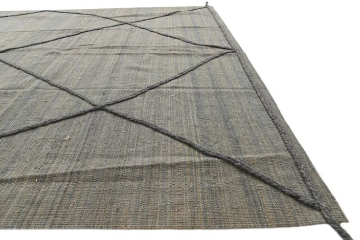 Detail image of 7' 4 x 9' 9 Hand Knotted Moroccan Wool Rug