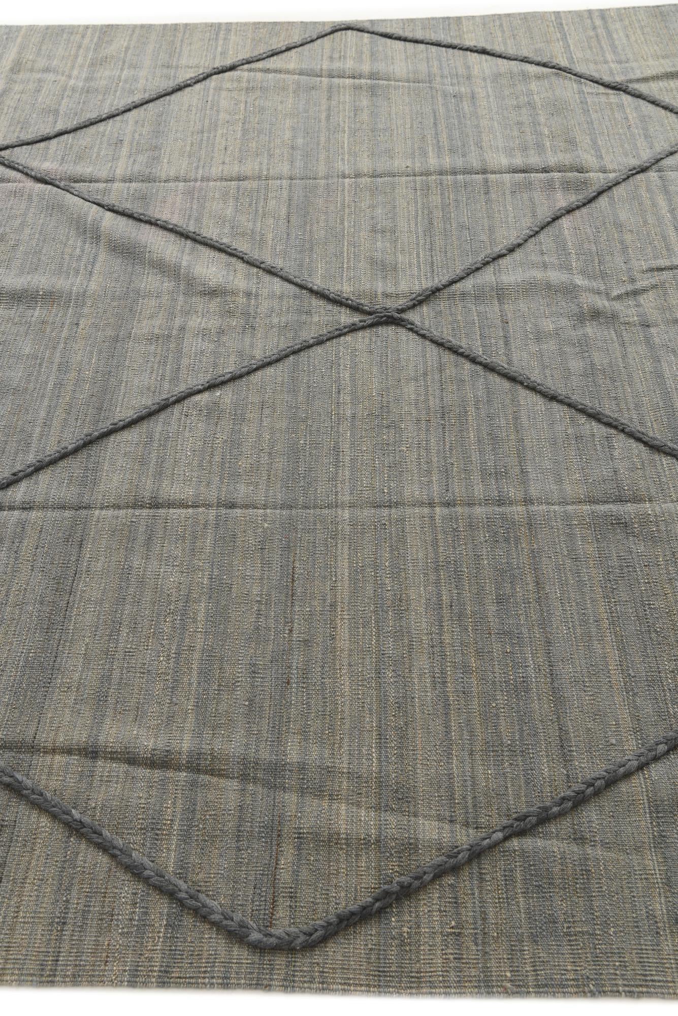7' 4 x 9' 9 Hand Knotted Moroccan Wool Rug
