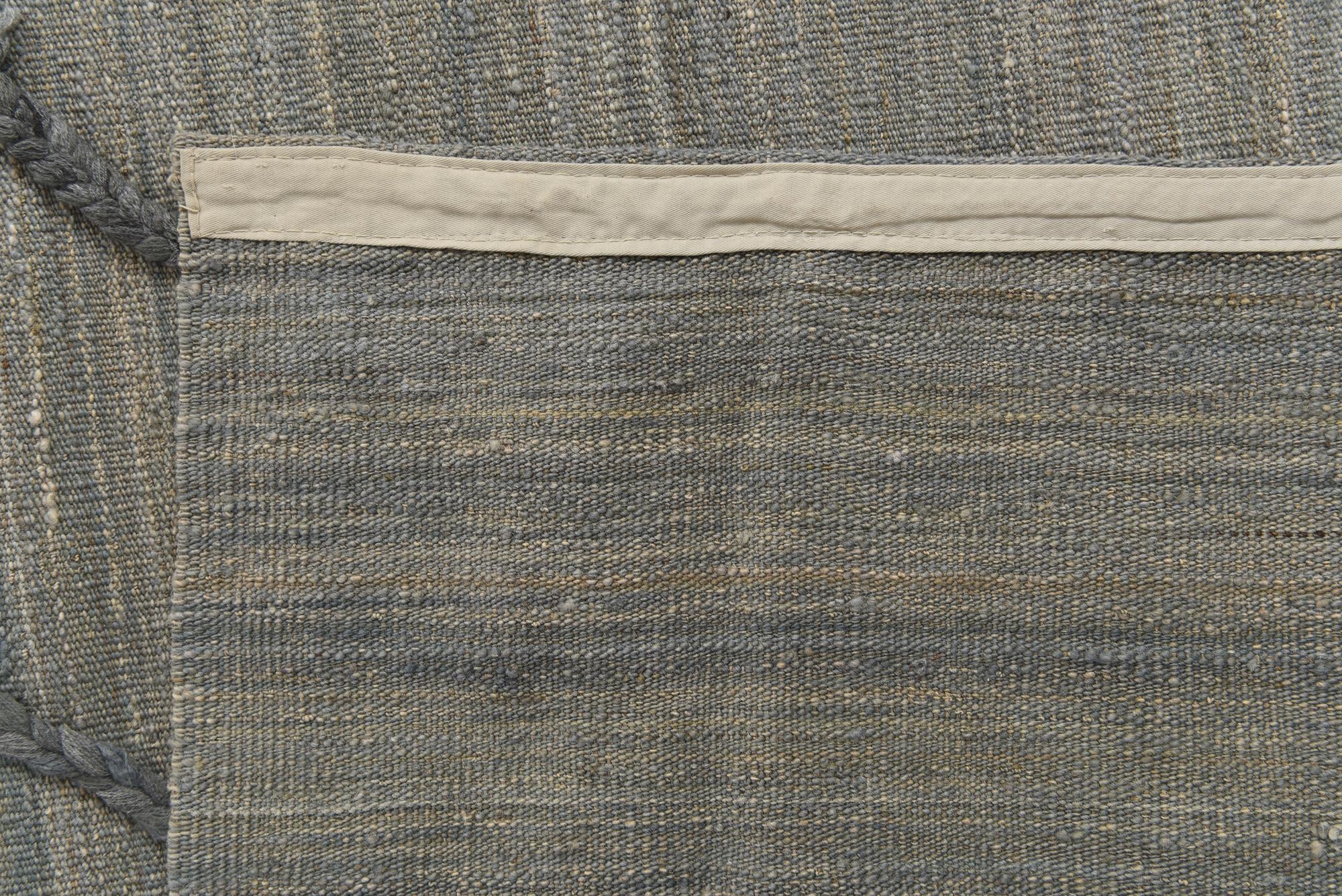 7' 4 x 9' 9 Hand Knotted Moroccan Wool Rug