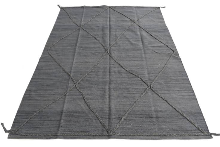 Detail image of 5' 9 x 7' 10 Hand Knotted Moroccan Wool Rug