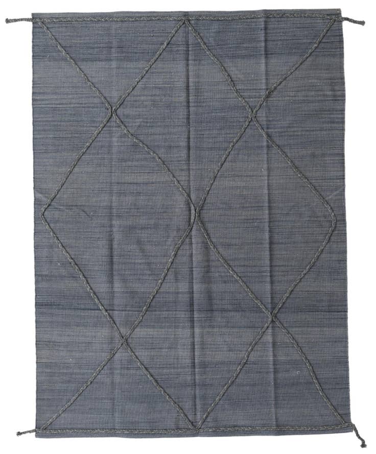 Detail image of 5' 9 x 7' 10 Hand Knotted Moroccan Wool Rug