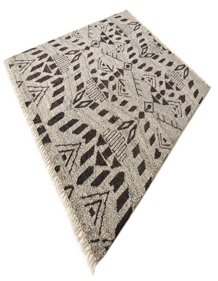 Detail image of 8' 2 x 10' 3  Hand Knotted Moroccan Wool Rug