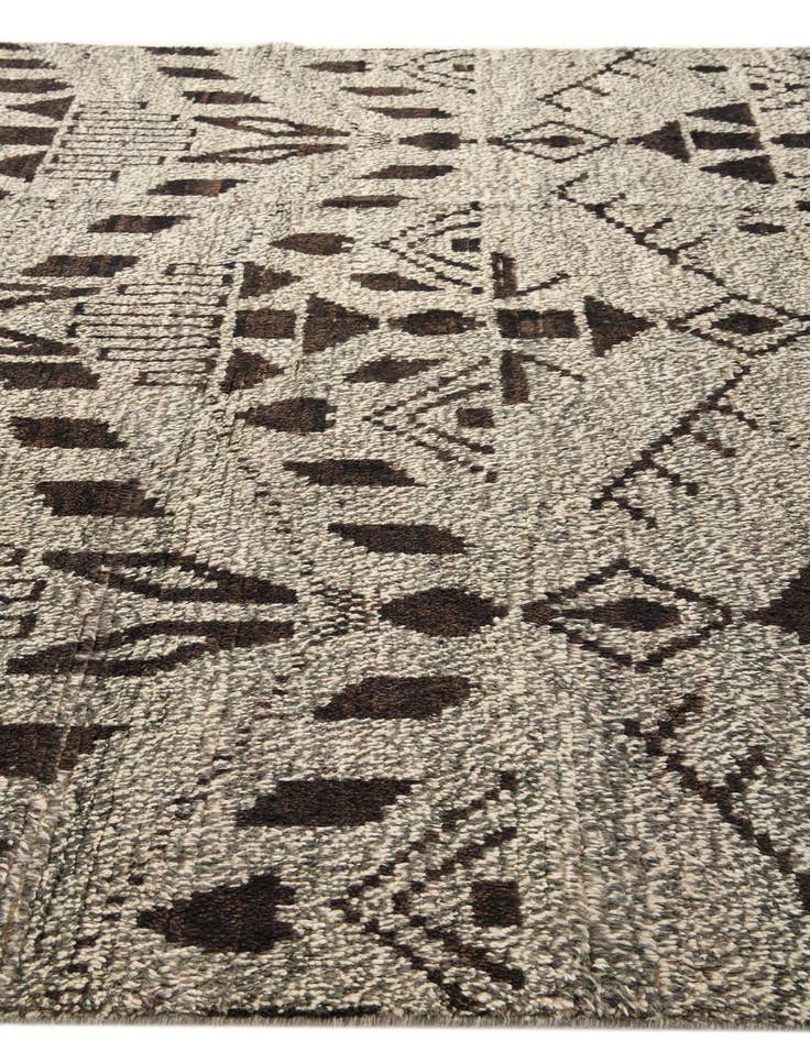 Detail image of 8' 2 x 10' 3  Hand Knotted Moroccan Wool Rug