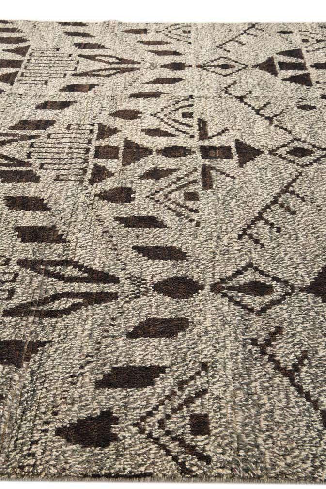 8' 2 x 10' 3 Hand Knotted Moroccan Wool Rug
