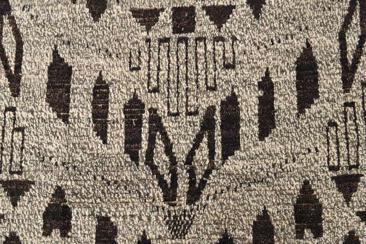 8' 2 x 10' 3 Hand Knotted Moroccan Wool Rug