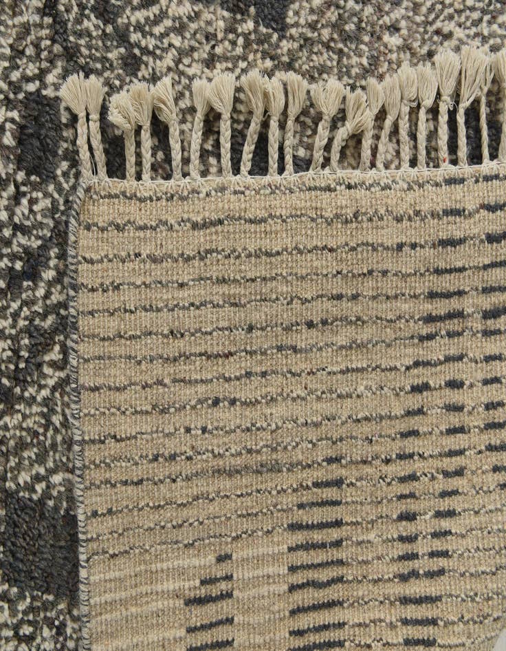 Detail image of 8' 1 x 10' 6  Hand Knotted Moroccan Wool Rug