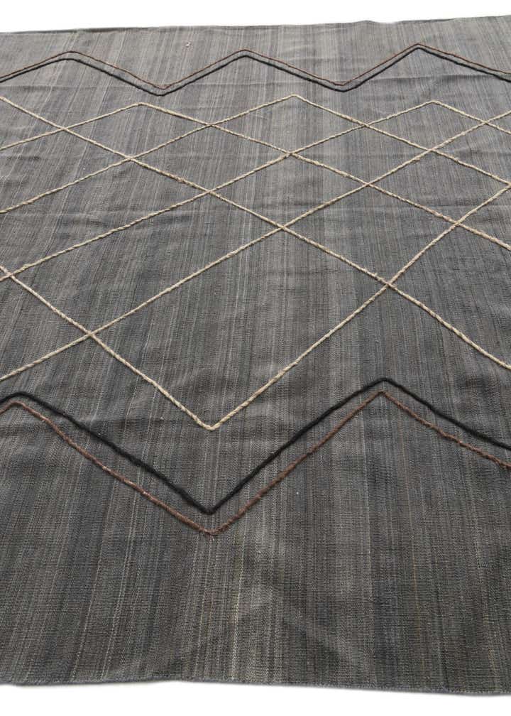 8' 10 x 10' Hand Knotted Moroccan Wool Rug
