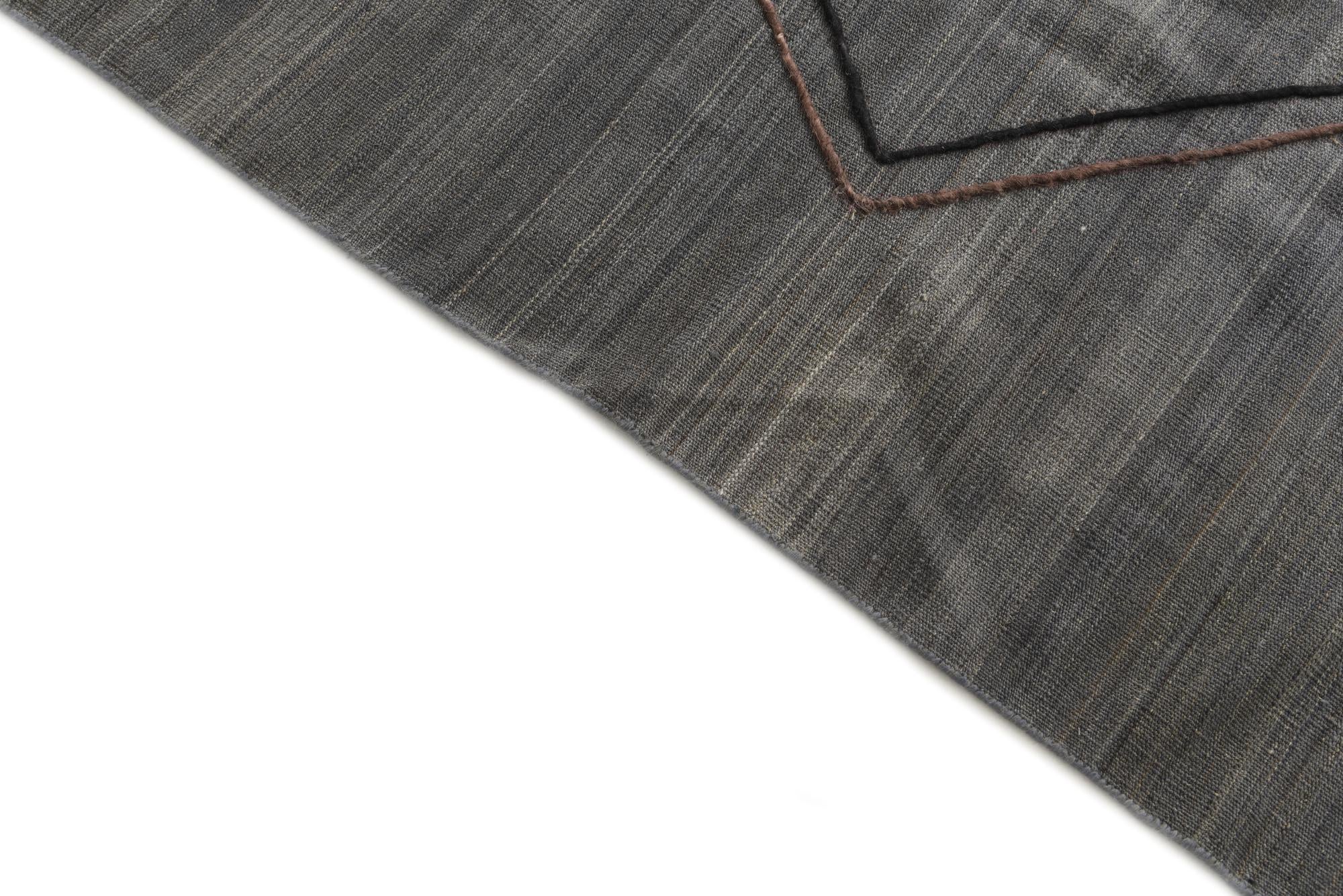8' 10 x 10' Hand Knotted Moroccan Wool Rug
