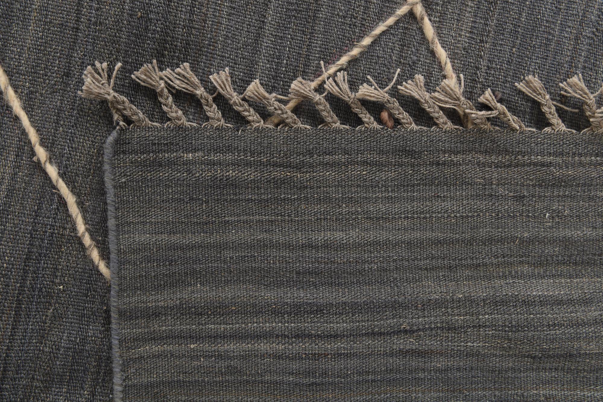 8' 10 x 10' Hand Knotted Moroccan Wool Rug
