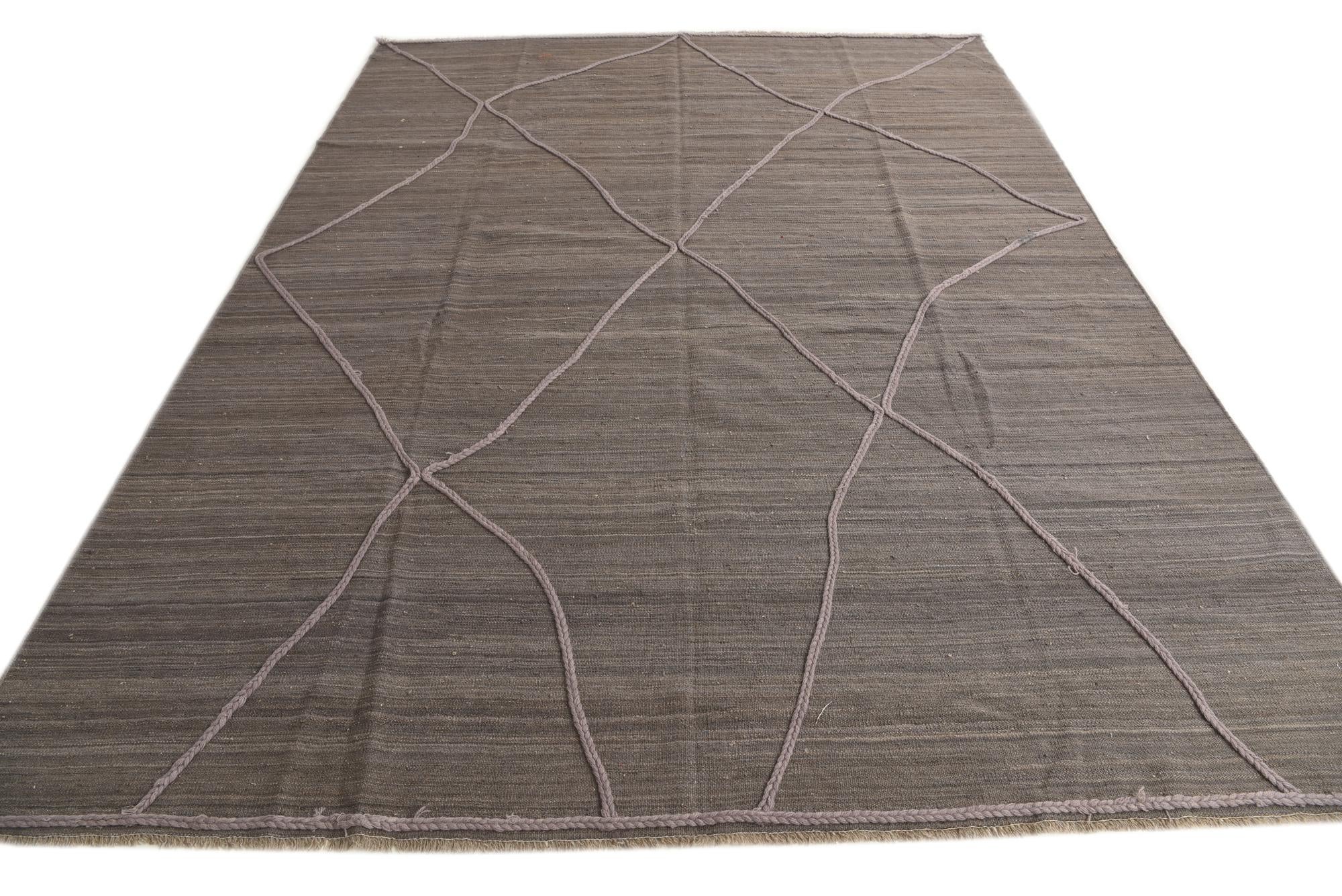 8' 2 x 11' Hand Knotted Moroccan Wool Rug