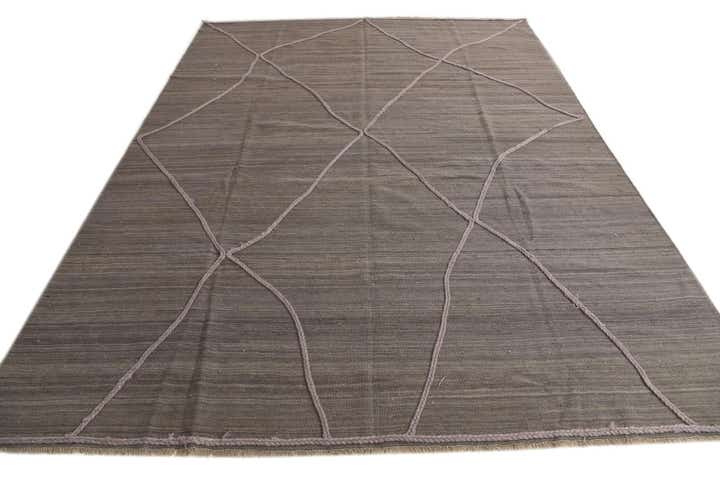 8' 2 x 11' Hand Knotted Moroccan Wool Rug