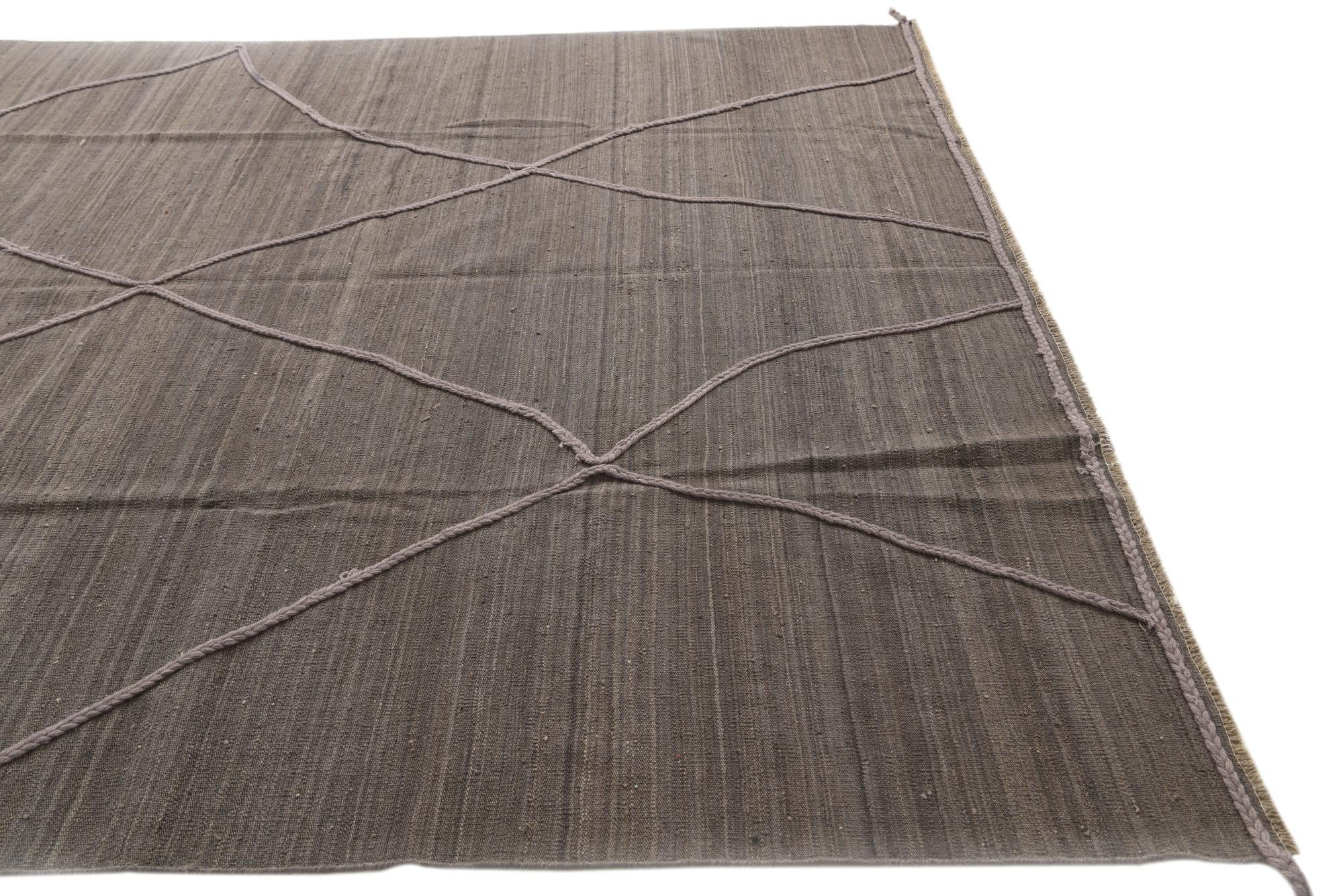 8' 2 x 11' Hand Knotted Moroccan Wool Rug