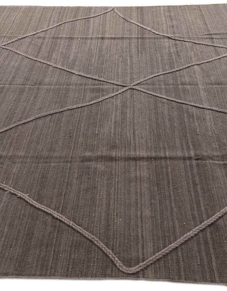 Detail image of 8' 2 x 11'  Hand Knotted Moroccan Wool Rug