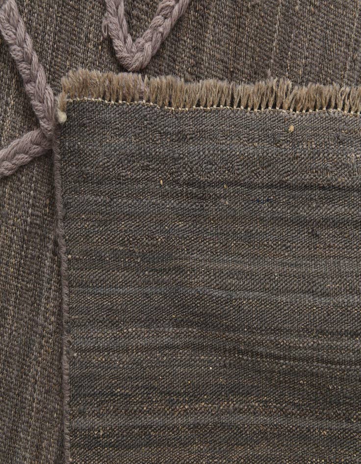 Detail image of 8' 2 x 11'  Hand Knotted Moroccan Wool Rug