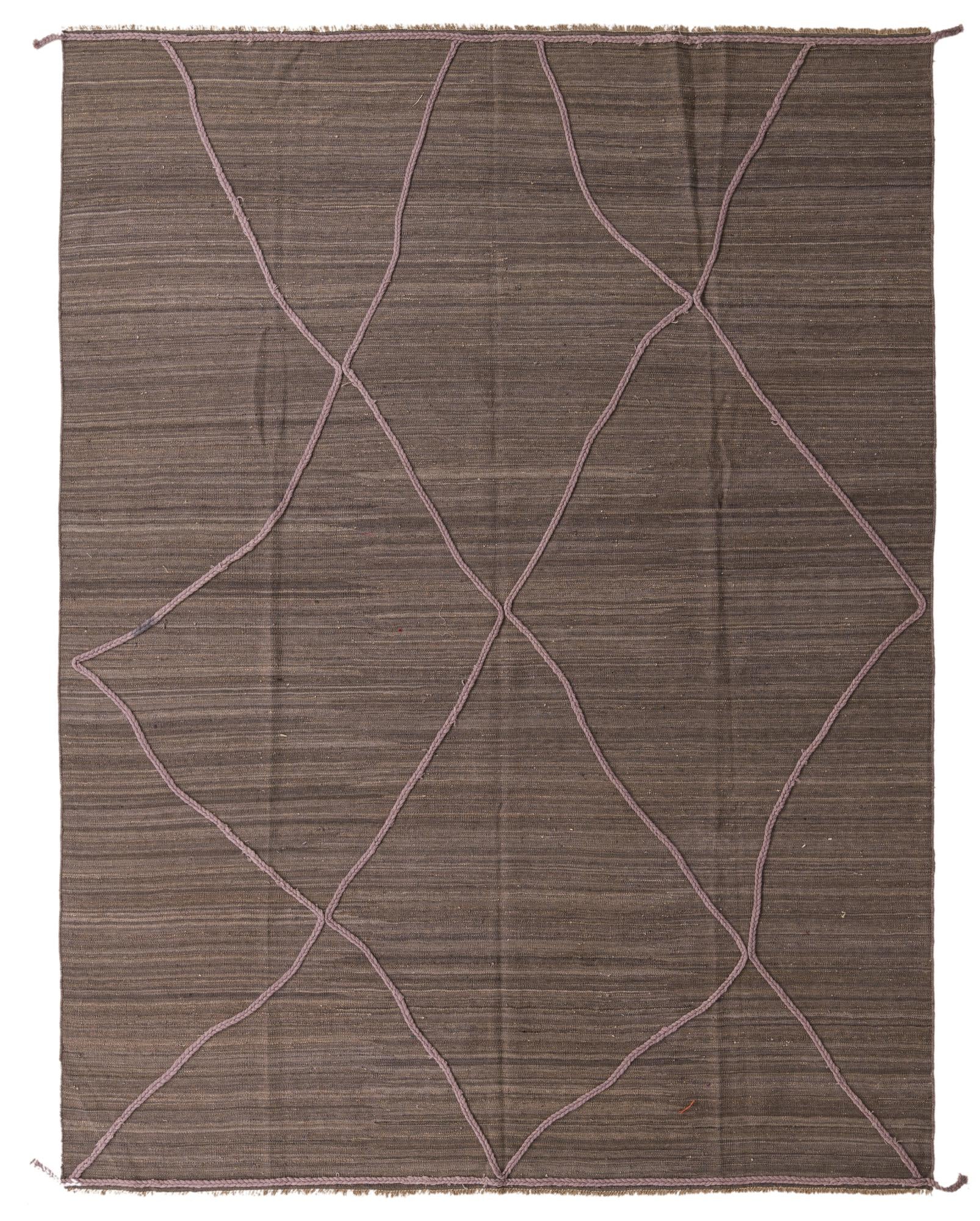 8' 2 x 11' Hand Knotted Moroccan Wool Rug