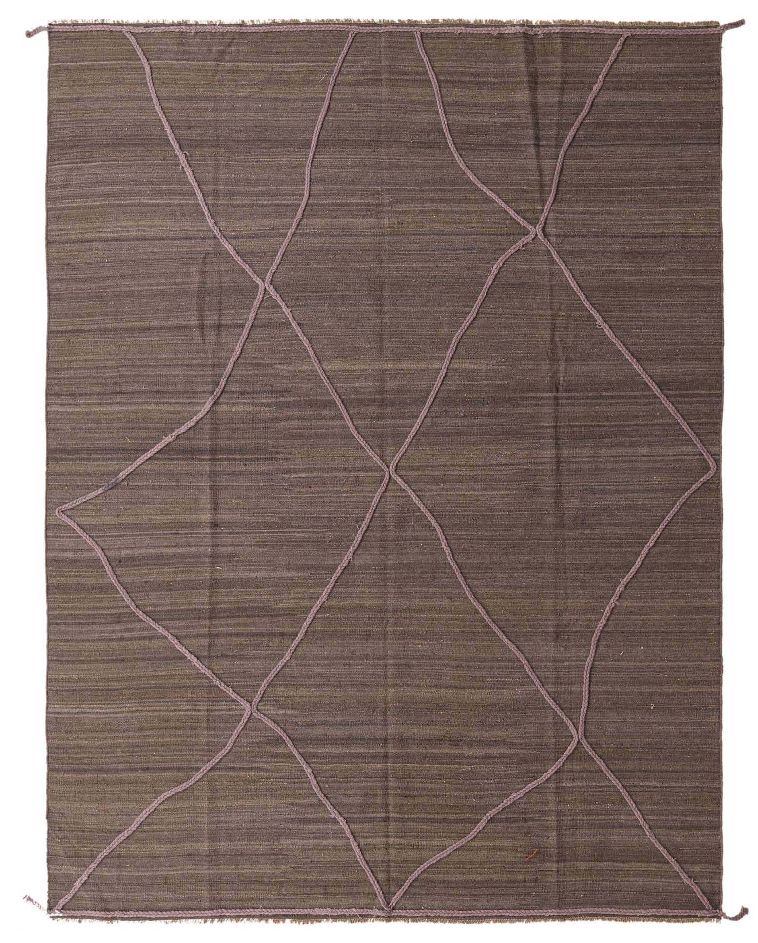 8' 2 x 11' Hand Knotted Moroccan Wool Rug