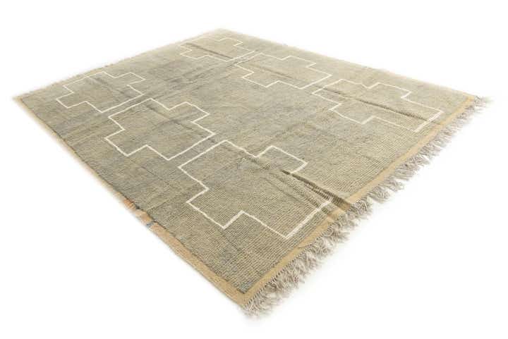 8' 6 x 10' 5 Hand Knotted Moroccan Wool Rug