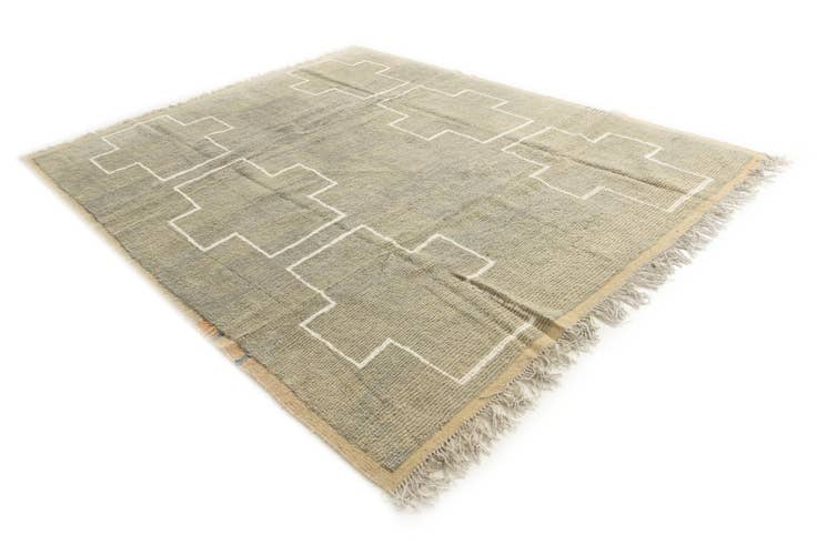 Detail image of 8' 6 x 10' 5 Hand Knotted Moroccan Wool Rug