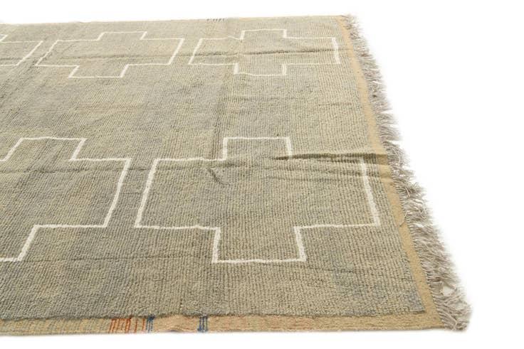 Detail image of 8' 6 x 10' 5 Hand Knotted Moroccan Wool Rug