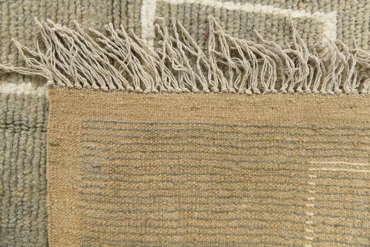 8' 6 x 10' 5 Hand Knotted Moroccan Wool Rug