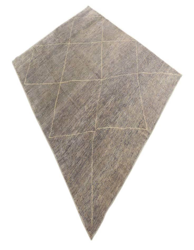 Detail image of 8' 1 x 9' 10  Hand Knotted Moroccan Wool Rug