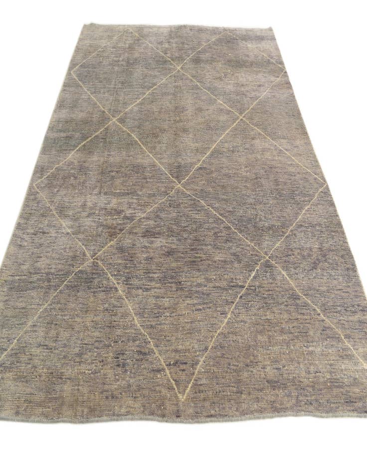 Detail image of 8' 1 x 9' 10  Hand Knotted Moroccan Wool Rug