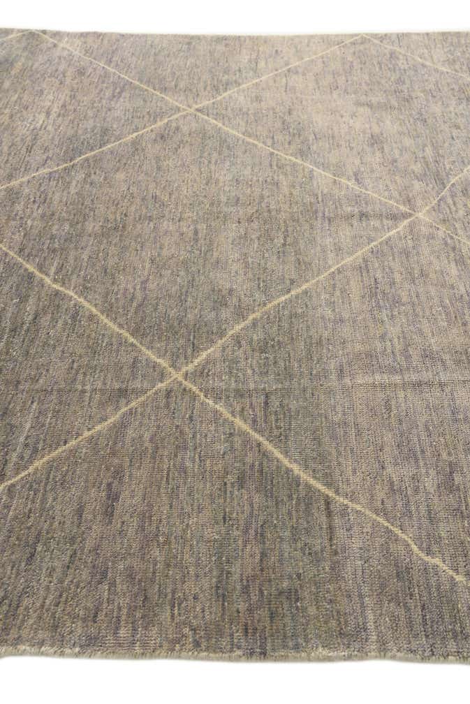 8' 1 x 9' 10 Hand Knotted Moroccan Wool Rug