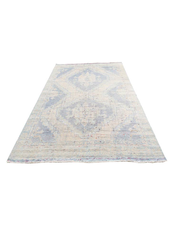 Detail image of 5' 10 x 8' 10 Hand Knotted Moroccan Wool Rug