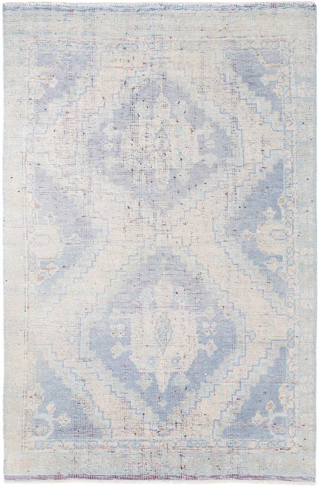 Detail image of 5' 10 x 8' 10 Hand Knotted Moroccan Wool Rug