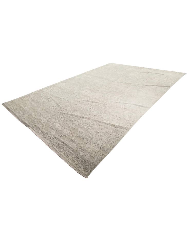 Detail image of 9' 10 x 14' 10 Hand Knotted Moroccan Wool Rug