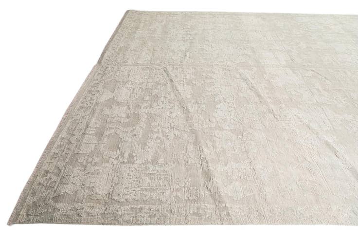 Detail image of 9' 10 x 14' 10 Hand Knotted Moroccan Wool Rug