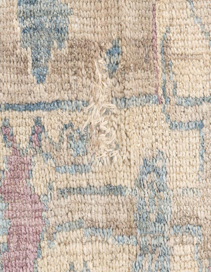 Detail image of 5' 5 x 7' 1  Hand Knotted Moroccan Wool Rug
