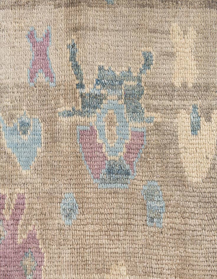 Detail image of 5' 5 x 7' 1  Hand Knotted Moroccan Wool Rug