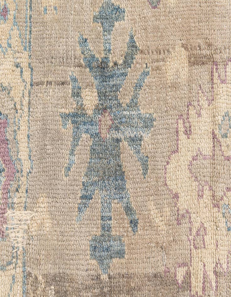 Detail image of 5' 5 x 7' 1  Hand Knotted Moroccan Wool Rug