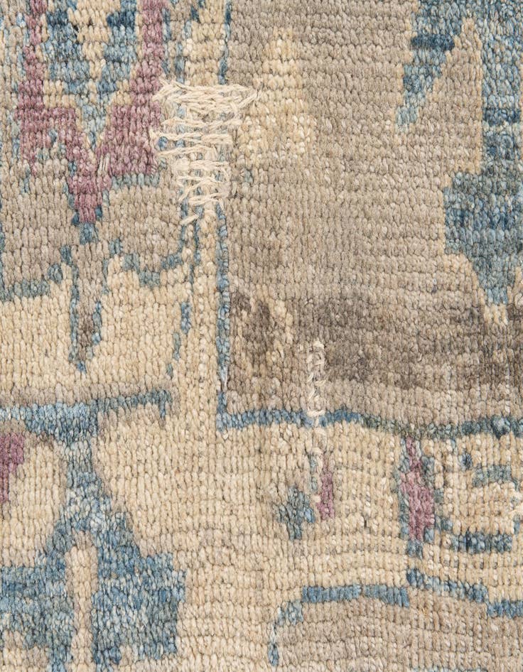 Detail image of 5' 5 x 7' 1  Hand Knotted Moroccan Wool Rug