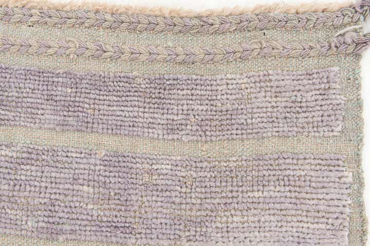 4' 3 x 6' 2 Hand Knotted Moroccan Wool Rug